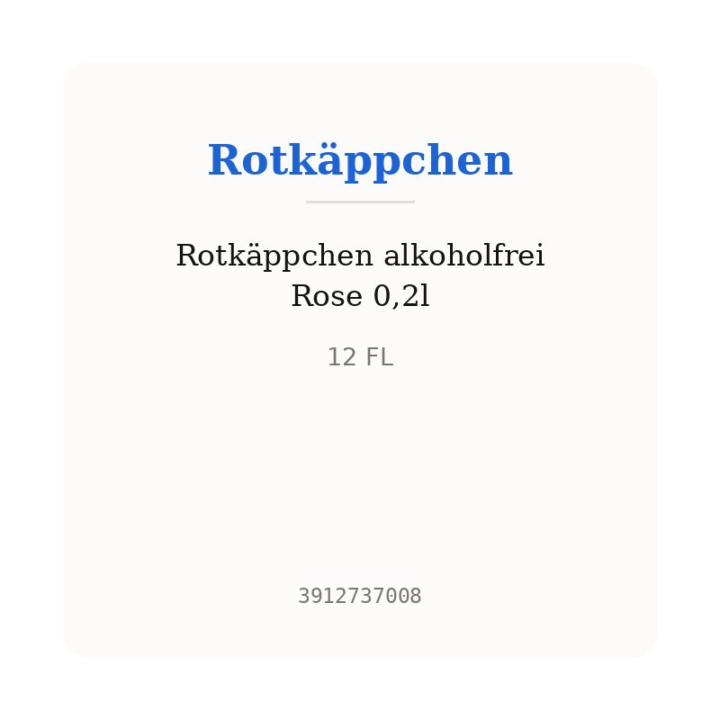Rotkäppchen alkoholfrei Rose 0,2l