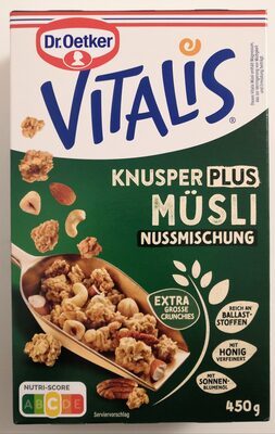 Dr.Oetker Vitalis Knusper Plus Nussmischung 450g