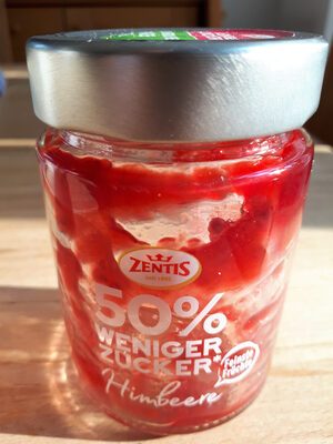Zentis 50% weniger Zucker Fruchtaufstrich Himbeere 195g