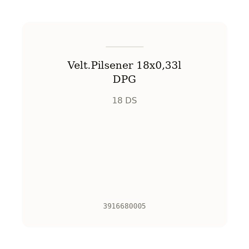 Velt.Pilsener 18x0,33l DPG