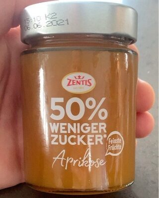 Zentis 50% weniger Zucker Fruchtaufstrich Aprikose 195g