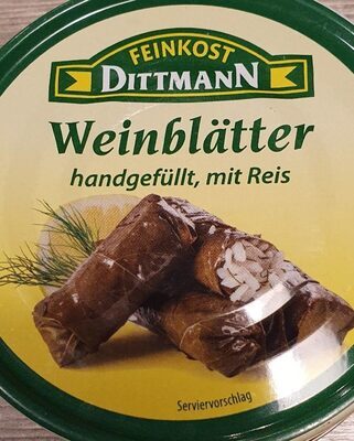 Feinkost Dittmann Weinblätter mit Reis in Öl 200g