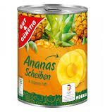 GUT&GÜNSTIG Ananas Scheiben in Saft 565g