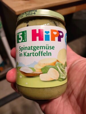 Bio Hipp Spinatgemüse in Kartoffeln ab dem 5.Monat 190g