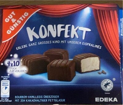 GUT&GÜNSTIG Eiskonfekt Bourbon Vanille 400ml