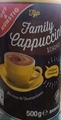 GUT&GÜNSTIG Cappuccino Family Typ Schoko 500g