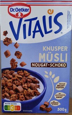 Dr.Oetker Vitalis Knuspermüsli Nuss-Nougat 500g