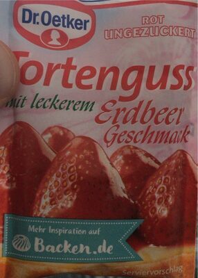 Dr.Oetker Tortenguss Erdbeer für 3x250ml 37,5g