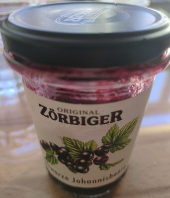 Original Zörbiger Schwarze Johannisbeer Fruchtaufstrich 255g