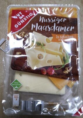 GUT&GÜNSTIG Maasdamer Scheiben 45% 300g VLOG