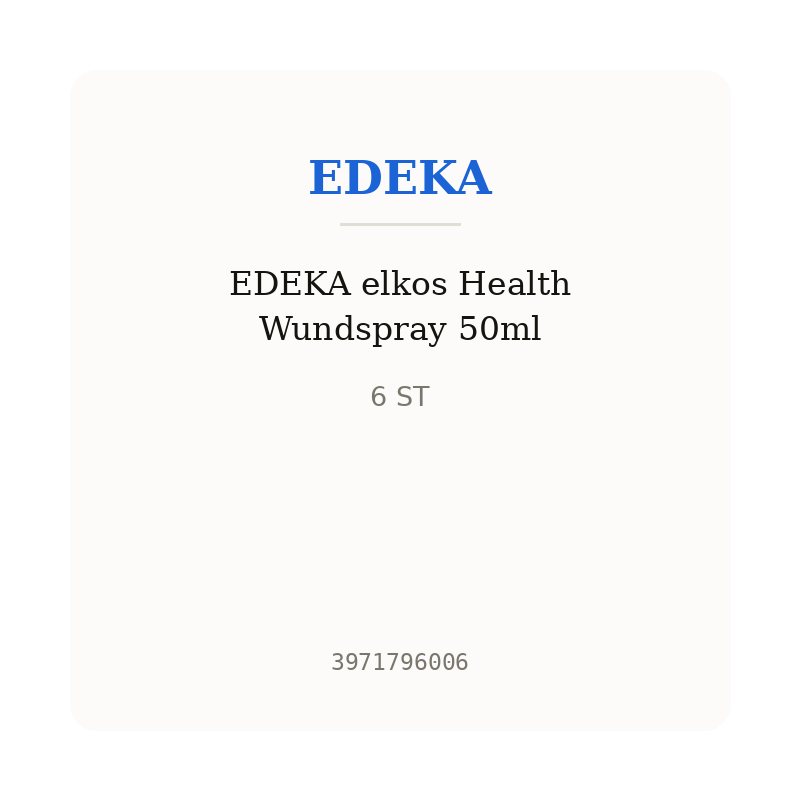 EDEKA elkos Health Wundspray 50ml
