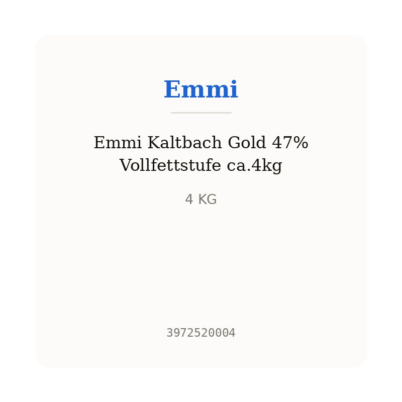 Emmi Kaltbach Gold 47% Vollfettstufe ca.4kg