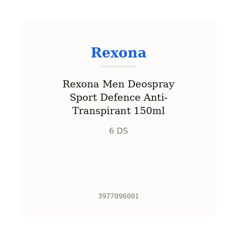 Rexona Men Deospray Sport Defence Anti-Transpirant 150ml