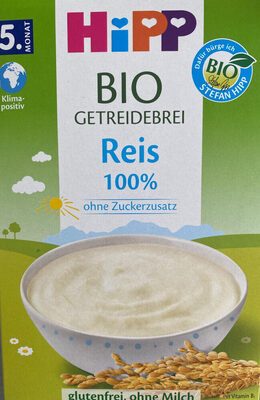 Bio Hipp Getreidebrei 100% Reis ab dem 5.Monat 200g
