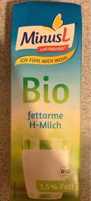 Bio MinusL H-Milch 1,5% 1l