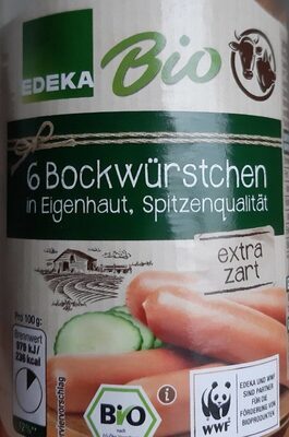 Bio EDEKA Bockwürstchen 6ST 395g