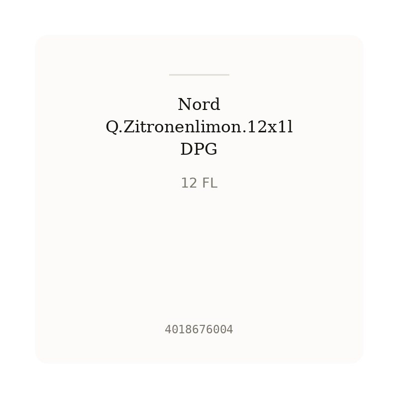 Nord Q.Zitronenlimon.12x1l DPG