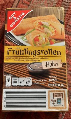 GUT&GÜNSTIG Frühlingsrollen mit Hähnchenbrustfilet 4x100g