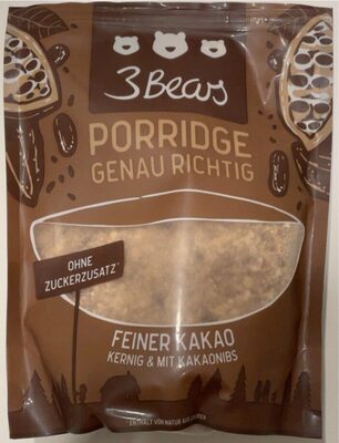 3Bears Porridge Feiner Kakao 400g