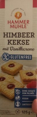 Hammermühle Himbeerkekse mit Vanillecreme 125g