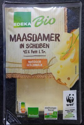 Bio EDEKA Maasdamer Scheiben 45% 200g