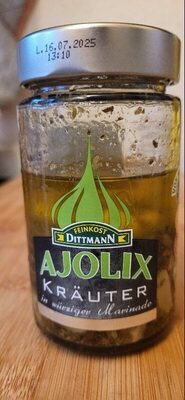 Feinkost Dittmann Ajolix Knoblauch in Kräutermarinade 230g