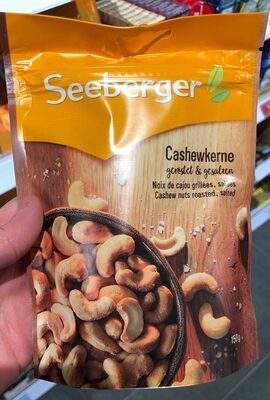 Seeberger Cashewkerne geröstet und gesalzen 150g