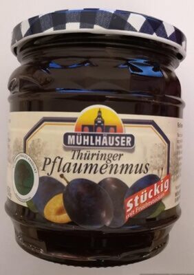 Mühlhäuser Original Thüringer Pflaumenmus stückig 450g