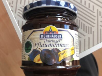 Mühlhäuser Pflaumenmus gewürzt 225g