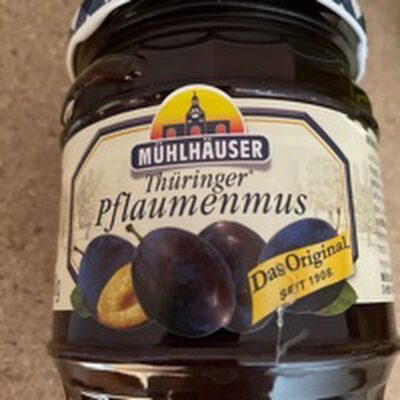 Mühlhäuser Original Thüringer Pflaumenmus pastös 450g