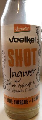 Demeter Voelkel Ingwer Shot mit Apfelsaft 0,28l EW