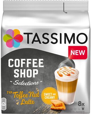 Tassimo Coffee Shop Selections Kapseln Toffee Nut Latte 8+8ST 268g