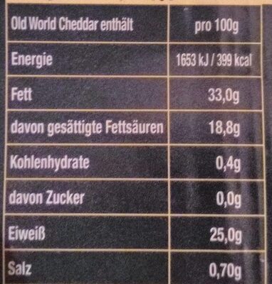 Cheddar Old World 50% Rahmstufe 198g