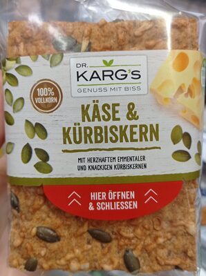 Dr.Karg Käse&Kürbiskern Knäckebrot 200g