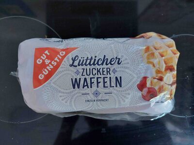 GUT&GÜNSTIG Lütticher Zuckerwaffeln 550g