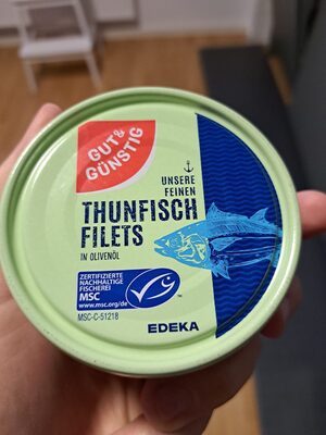 MSC GUT&GÜNSTIG Thunfischfilets in Olivenöl 185g