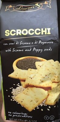 Scrocchi mit Mohn und Sesam 175g