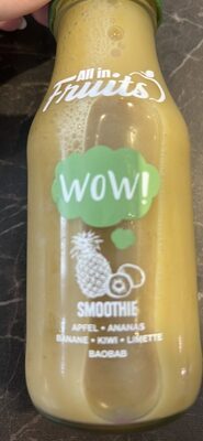 All in Fruits Smoothie Wow Apfel Ananas Kiwi Baobab 250ml