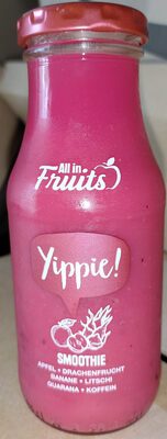 All in Fruits Smoothie Yippie Apfel Drachenfrucht Litschi Guarana 250ml
