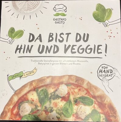 Gustavo Gusto Pizza Spinaci e Ricotta 480g