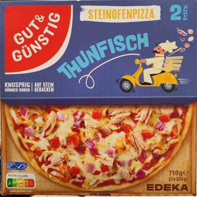 MSC GUT&GÜNSTIG Steinofenpizza Thunfisch 2x355g
