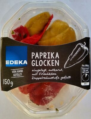 EDEKA Herzstücke Paprikaglocken gefüllt mit Frischkäse 150g