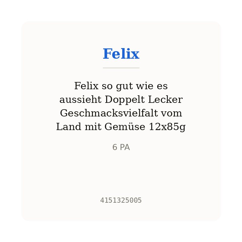 Felix so gut wie es aussieht Doppelt Lecker Geschmacksvielfalt vom Land mit Gemüse 12x85g
