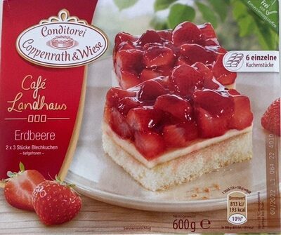 Coppenrath&Wiese Cafeteria fein&sahnig Erdbeer Blechkuchen 600g