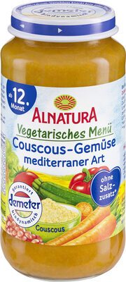 Demeter Alnatura Couscous-Gemüse mediterran ab dem 12.Monat 250g