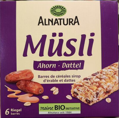 Bio Alnatura Müsli-Riegel Ahorn-Dattel 150g
