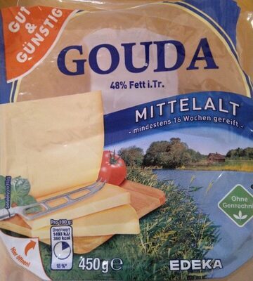 GUT&GÜNSTIG Gouda mittelalt 48% 450g VLOG