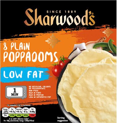 Sharwood's Poppadoms fettarm 94g