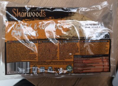 Sharwood's Mini Naan Brot Knoblauch-Koriander 260g