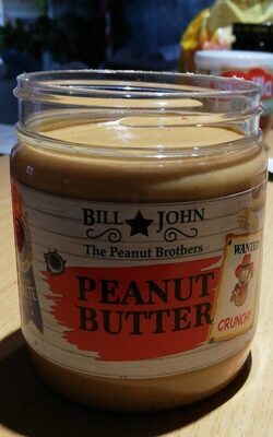 Bill&John Crunchy Erdnussbutter 350g
